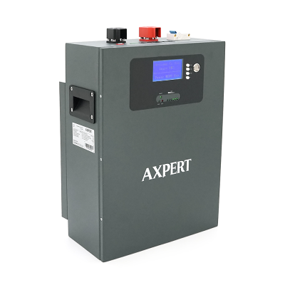 Аккумуляторная батарея AXPERT LiFePO4 25.6V 100Ah, 2,56kWh, BMS100A, CAN2.0/RS232/RS485, 6000 cycles 300x148x420 23,5 kg Аккумуляторная батарея AXPERT LiFePO4 25.6V 100Ah, 2,56kWh, BMS100A, CAN2.0/RS232/RS485, 6000 cycles 300x148x420 23,5 kg