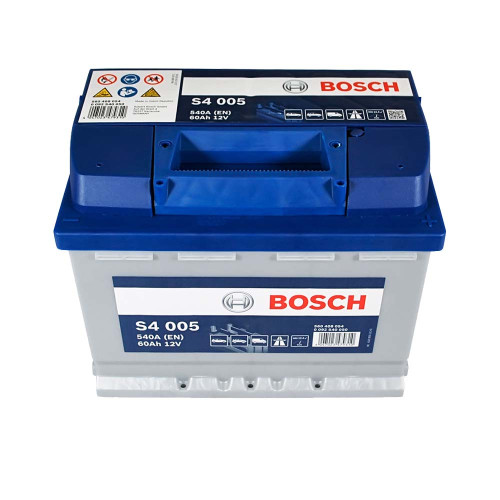 Автомобільний акумулятор BOSCH 60Ah 540A R+ (правий +) L2 (S40 050)