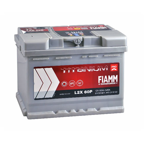 Автомобільний акумулятор FIAMM Titanium Pro 60Аh 540А L+ (лівий +)
