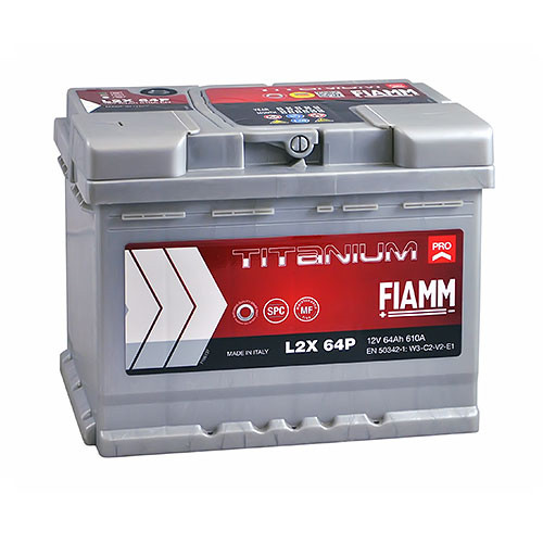 Автомобільний акумулятор FIAMM Titanium Pro 64Аh 610А L+ (лівий +)
