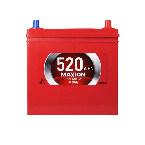 Автомобільний акумулятор MAXION Premium Asia 55Ah 520A R+ (правий +) NS60