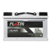 Автомобільний акумулятор PLATIN Silver 75Ah 750A R+ (правий +) (h-175мм) MF LB3