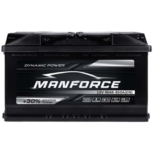 Автомобільний акумулятор MANFORСE 90Ah 850A R+ (правий +) MF L4B