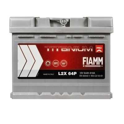Автомобільний акумулятор FIAMM Titanium Pro 64Аh 610А L+ (лівий +)