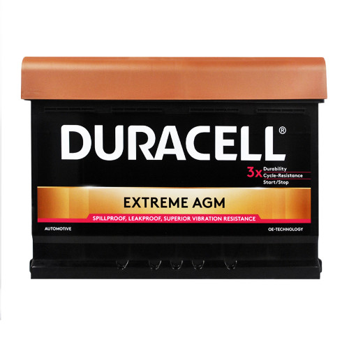 Автомобільний акумулятор DURACELL Extreme AGM (L3) 70Ah 720A R+ (правий +)