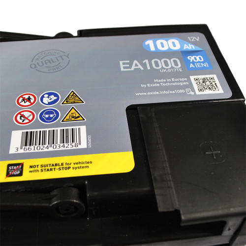 Автомобільний акумулятор EXIDE Premium (EA1000) 100Аh 900Ah R+ Автомобільний акумулятор EXIDE Premium (EA1000) 100Аh 900Ah R+