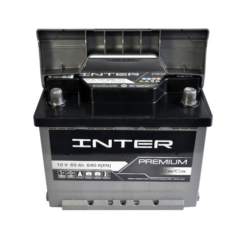 Автомобільний акумулятор INTER Premium 65Ah 640A R+ (L2) (WESTA) 