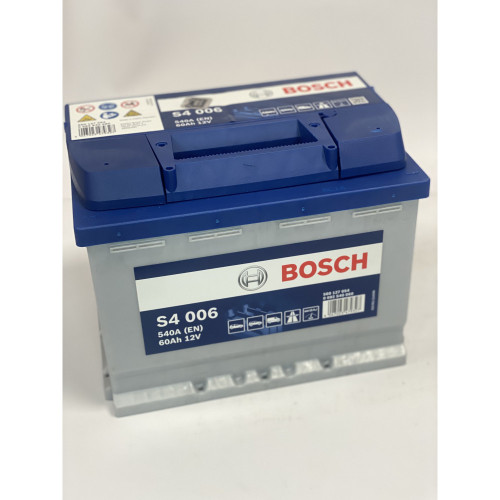 Автомобільний акумулятор BOSCH 60Ah 540A R+ (правий +) L2 (S40 050)