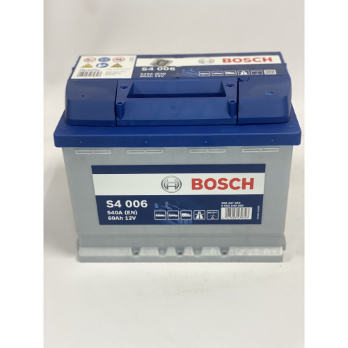 Автомобільний акумулятор BOSCH 60Ah 540A R+ (правий +) L2 (S40 050)