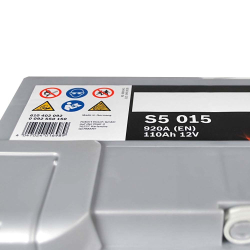 Автомобільний акумулятор BOSCH 110Ah 920A R+ (правий +) L6 (S50 150)