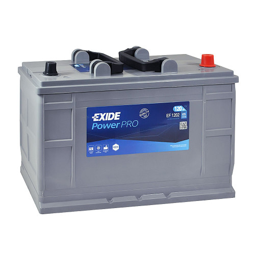 Автомобільний акумулятор EXIDE Power PRO 120Аh 870A R+ (правий +) EF1202