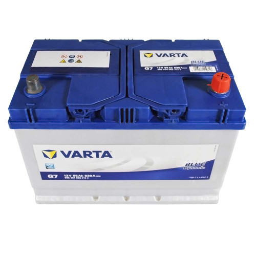 Автомобільний акумулятор VARTA Blue Dynamic Asia 95Ah 830A R+ (правий +) G7