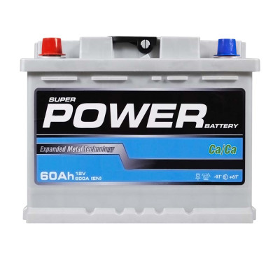Автомобільний акумулятор POWER Silver 60Ah 600A L+ (лівий +) L2 MF