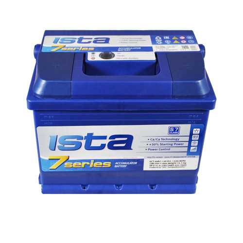 Автомобильный аккумулятор ISTA 7 Series 60Ah 600A L+ (левый +) L2