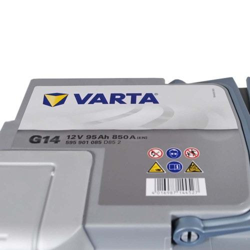 Автомобільний акумулятор VARTA Silver Dynamic AGM 95Ah 850А R+ (правий +) G14