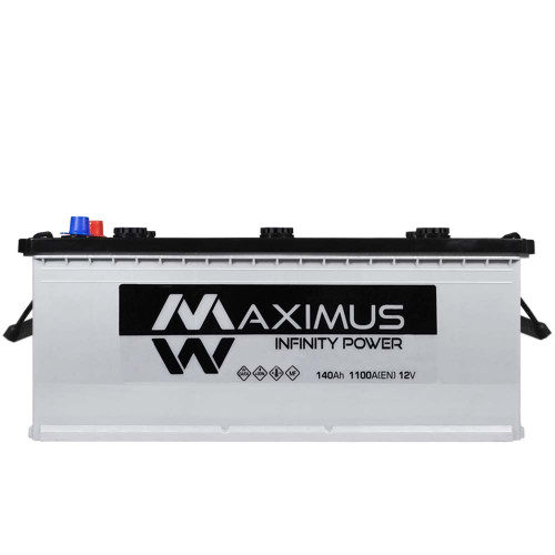 Автомобільний акумулятор MAXIMUS 140Ah 1100A L+ (лівий +) MF D4A