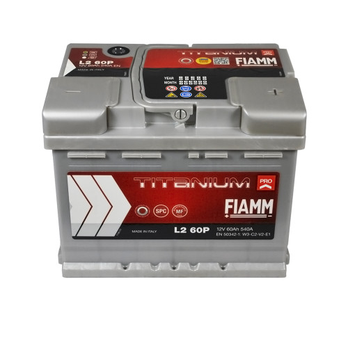 Автомобільний акумулятор FIAMM Titanium Pro 60Аh 540А R+ (правий +)