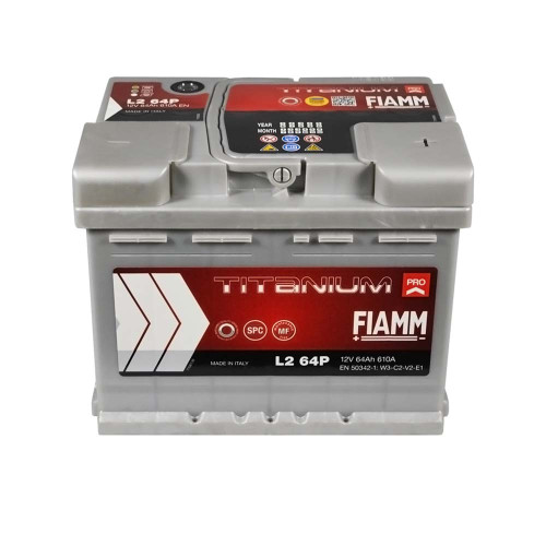 Автомобільний акумулятор FIAMM Titanium Pro 64Аh 610А R+ (правий +) L2