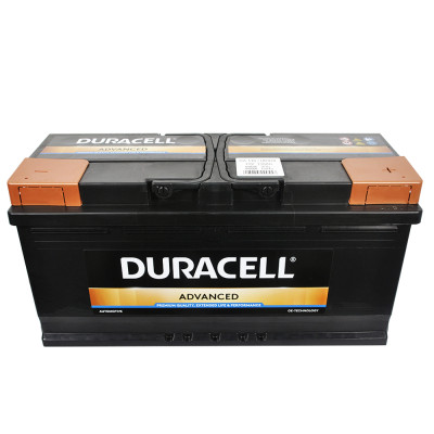 Автомобільний акумулятор DURACELL Advanced (L6) 110Ah 900A R+ (правий +)