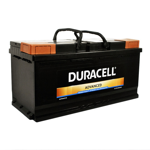 Автомобільний акумулятор DURACELL Advanced (L6) 110Ah 900A R+ (правий +)