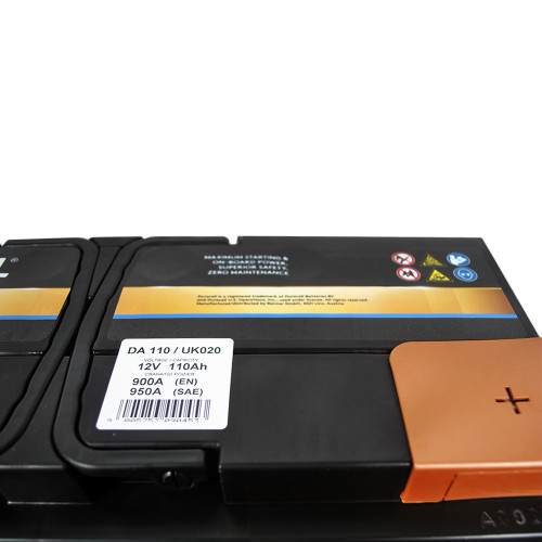Автомобільний акумулятор DURACELL Advanced (L6) 110Ah 900A R+ (правий +)