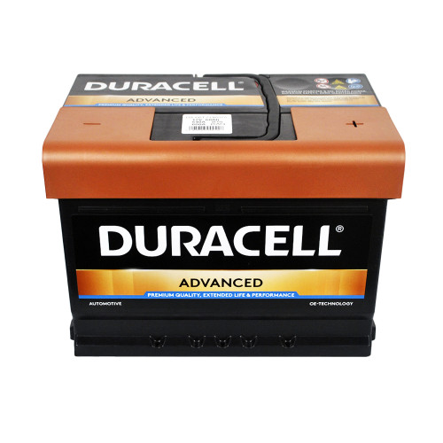 Автомобільний акумулятор DURACELL Advanced (LB2) 60Ah 540A R+ (правий +) h= 175