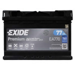 Автомобільний акумулятор EXIDE Premium 77Аh 760Ah R+ (правий +) EA770