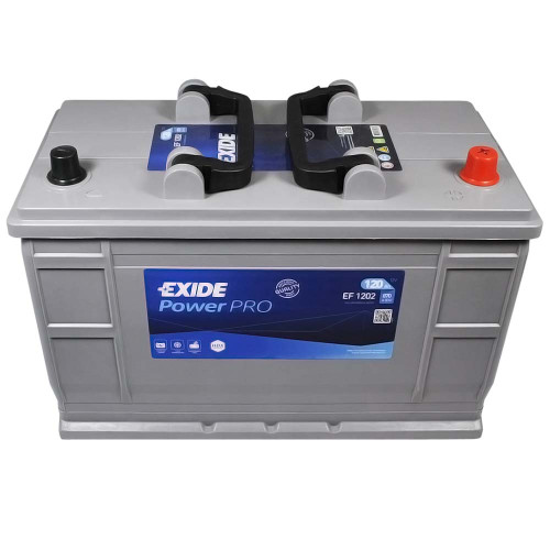 Автомобільний акумулятор EXIDE Power PRO 120Аh 870A R+ (правий +) EF1202