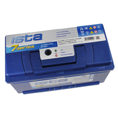 Автомобільний акумулятор ISTA 7 Series (L5) 100Ah 850A R+
