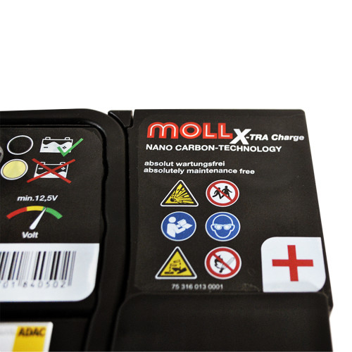 Автомобільний акумулятор MOLL X-Tra Charge (L1B) 50Ah 450A R+ (правий +) Автомобільний акумулятор MOLL X-Tra Charge (L1B) 50Ah 450A R+ (правий +)