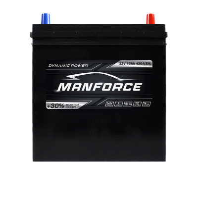 Автомобільний акумулятор MANFORСE Asia smf (NS40) 45Ah 420A R+ т.к.