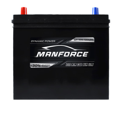 Автомобільний акумулятор MANFORСE Asia smf (NS60) 55Ah 520A L+ т.к.