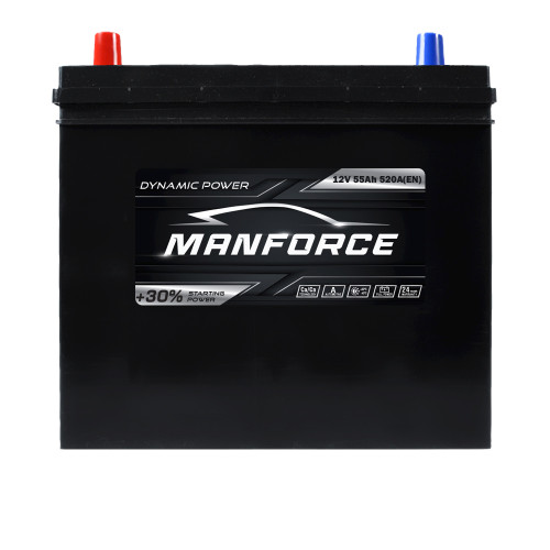 Автомобільний акумулятор MANFORСE Asia smf (NS60) 55Ah 520A L+ т.к.