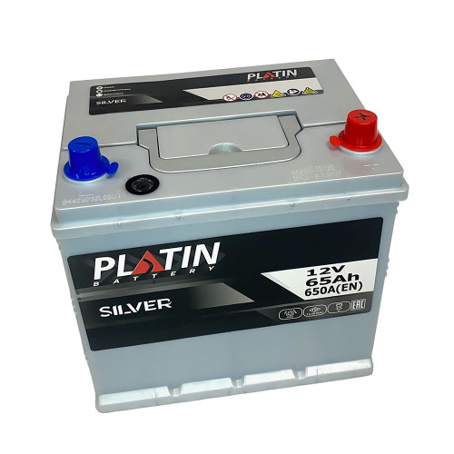 Автомобільний акумулятор PLATIN Silver Asia 65Ah 650A R+ (правий +)  SMF D23