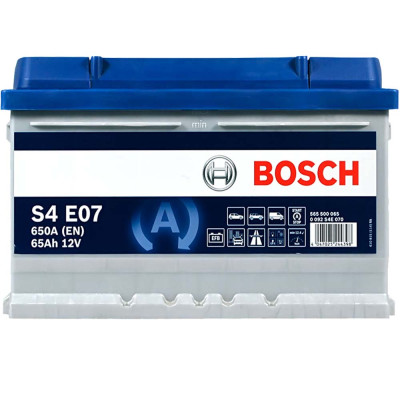 Автомобільний акумулятор BOSCH EFB 65Ah 650A R+ (правий +) LB3 (S4E 070) h=175