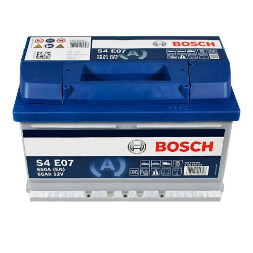 Автомобільний акумулятор BOSCH EFB 65Ah 650A R+ (правий +) LB3 (S4E 070) h=175