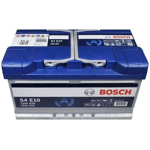Автомобільний акумулятор BOSCH EFB 75Ah 730A R+ (правий +) LB4 (S4E 100) h=175