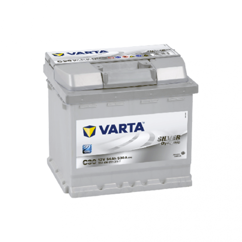 Автомобільний акумулятор VARTA Silver Dynamic 54Ah 530А R+ (правий +) C30