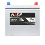Автомобільний акумулятор PLATIN Silver Asia 55Ah 520A R+ (правий) SMF NS60 товст.кл.