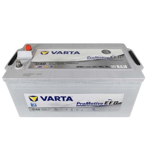 Автомобільний акумулятор VARTA Promotive EFB 240Ah 1200A L+ (лівий +) C40