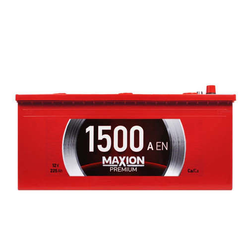 Автомобільний акумулятор MAXION Premium 225Аh 1500A L+ (лівий +)