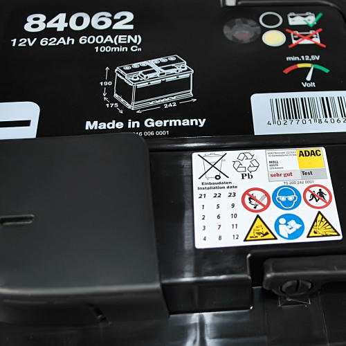 Автомобільний акумулятор MOLL X-Tra Charge (L2) 62Ah 600A R+ (правий +)