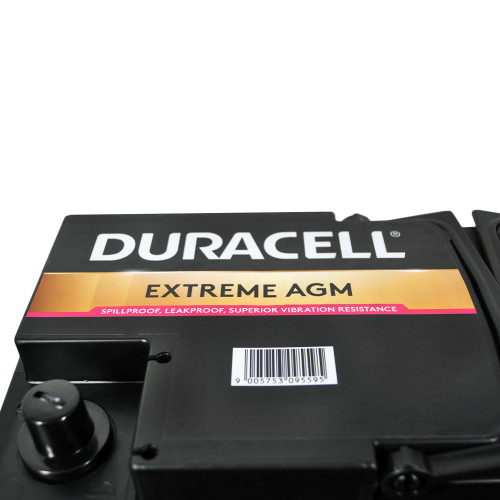 Автомобільний акумулятор DURACELL Extreme AGM (L6) 105Ah 950A R+ (правий +)