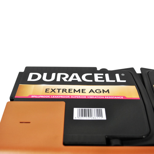 Автомобільний акумулятор DURACELL Extreme AGM (L5) 92Ah 850A R+ (правий +)