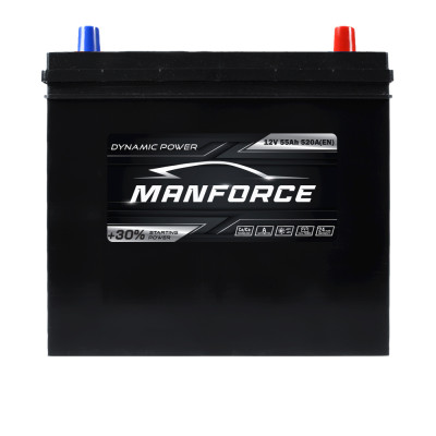 Автомобільний акумулятор MANFORСE Asia smf (NS60) 55Ah 520A R+ т.к.