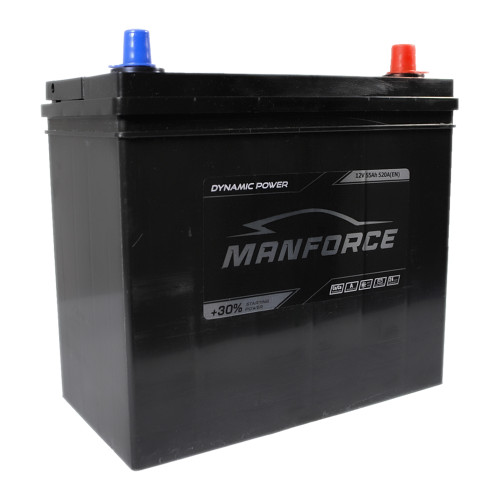 Автомобільний акумулятор MANFORСE Asia smf (NS60) 55Ah 520A R+ т.к.