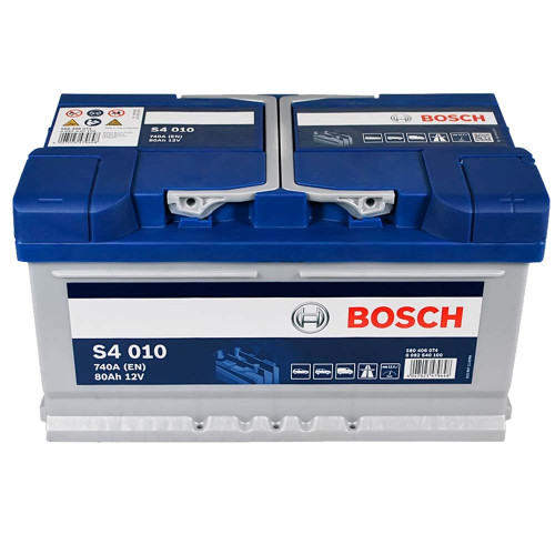 Автомобільний акумулятор BOSCH 80Ah 740A R+ (правий +) S40 100