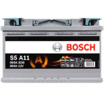 Автомобільний акумулятор BOSCH AGM 80Ah 800A R+ (правий +) S5A 110
