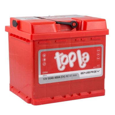 Авто акумулятор Topla Energy (L1) 50Ah 450A R+ (правий +) Авто акумулятор Topla Energy (L1) 50Ah 450A R+ (правий +)
