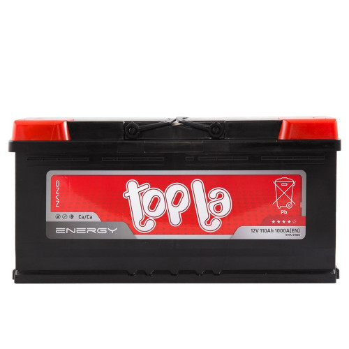 Авто акумулятор Topla 110Ah 1000A Energy (L6) R+ (правий +) Авто акумулятор Topla 110Ah 1000A Energy (L6) R+ (правий +)